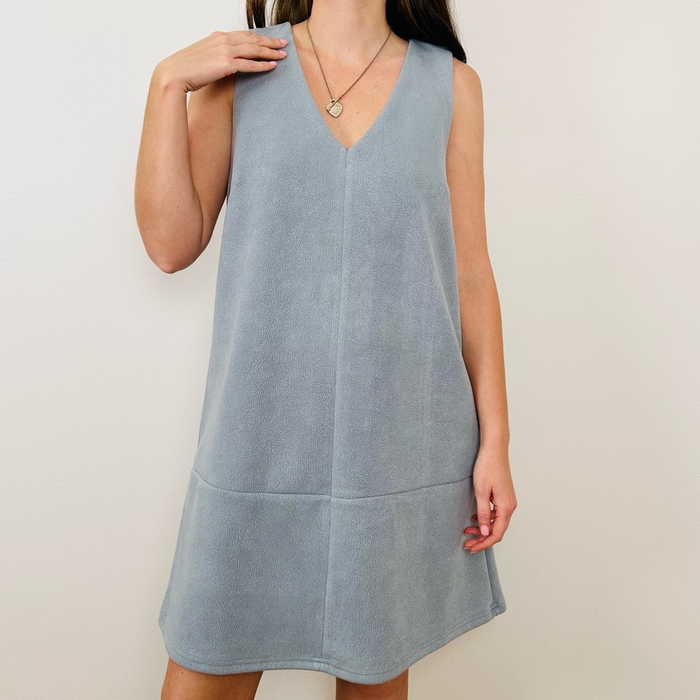 Anthropologie Elizabeth Crosby Princeps Shift Dress sleeveless overallsl dress - Picture 2 of 9